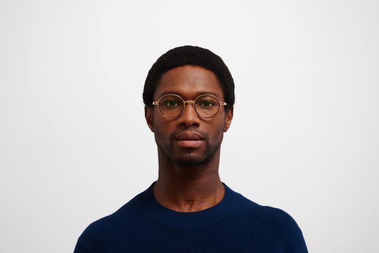 MYKITA Dayo Acetat-Brillen Rahmen: A60 Champagnergold/Kiefernhonig J6D22577