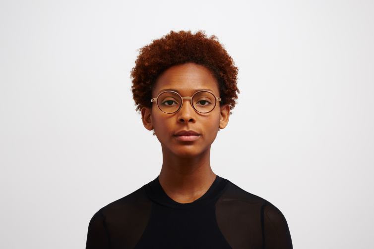 MYKITA Dayo Acetat-Brillen Rahmen: A60 Champagnergold/Kiefernhonig J6D22577