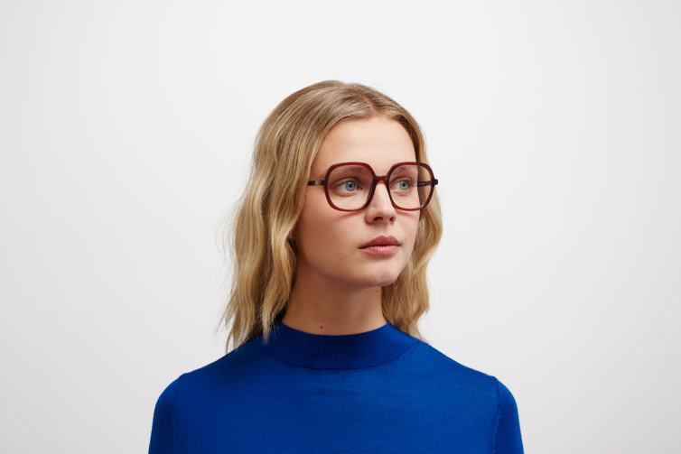 MYKITA Farah Acetat-Brillen Gestell: C130 Kiefernhonig/Seidengraphit J6D22500