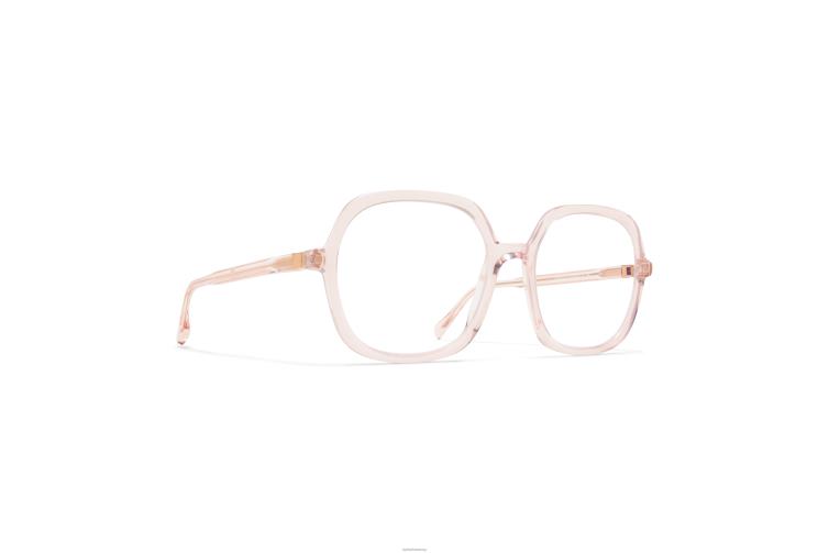 MYKITA Farah Acetat-Brillen Rahmen: C134 Rosenwasser/Seiden-Champagner J6D22499