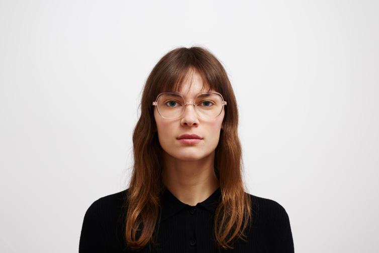 MYKITA Farah Acetat-Brillen Rahmen: C134 Rosenwasser/Seiden-Champagner J6D22499