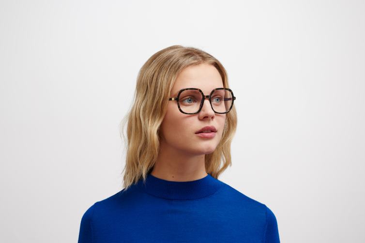 MYKITA Farah Acetat-Brillen Rahmen: C135 Antigua/Seidengold J6D22498