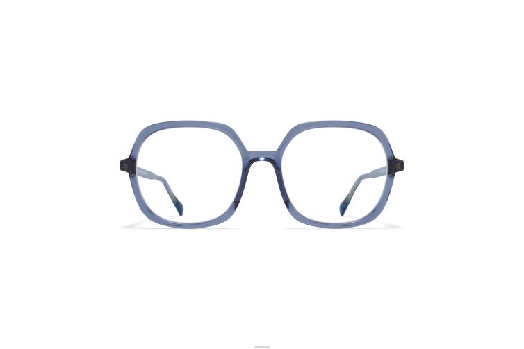 MYKITA Farah Acetat-Brillen Rahmen: C166 Deep Ocean/Seidengold J6D22501