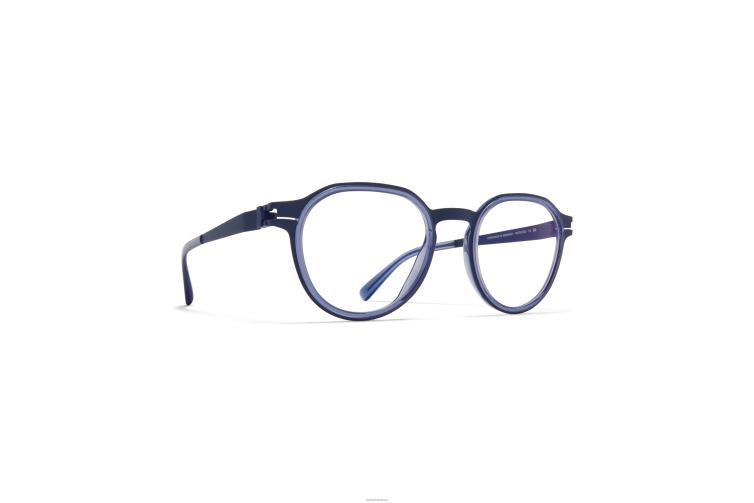 MYKITA Höhle Acetat-Brillen Rahmen: A62 Indigo/Deep Ocean J6D22716