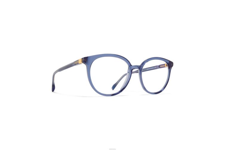 MYKITA ayan Acetat-Brillen Rahmen: C166 Deep Ocean/Seidengold J6D22715
