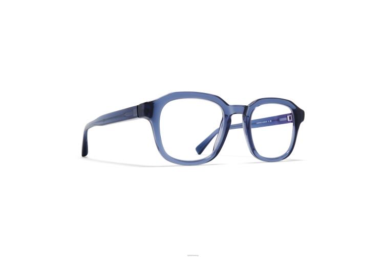 MYKITA badu Acetat-Brillen Rahmen: C139 Deep Ocean/Shiny Silver J6D22489