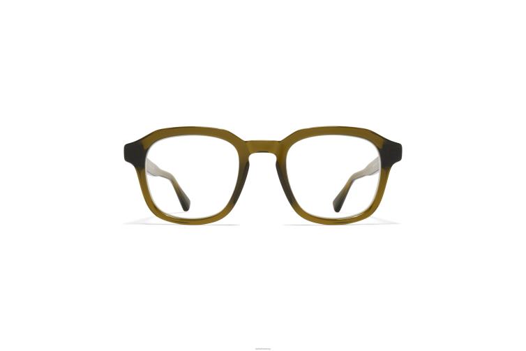 MYKITA badu Acetat-Brillen Rahmen: C158 Peridot/glänzendes Silber J6D22491