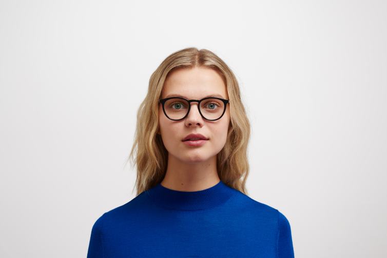 MYKITA davu Acetat-Brillen Rahmen: C123 Schwarz/Seidenschwarz J6D22719