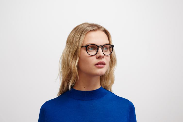 MYKITA davu Acetat-Brillen Rahmen: C123 Schwarz/Seidenschwarz J6D22719