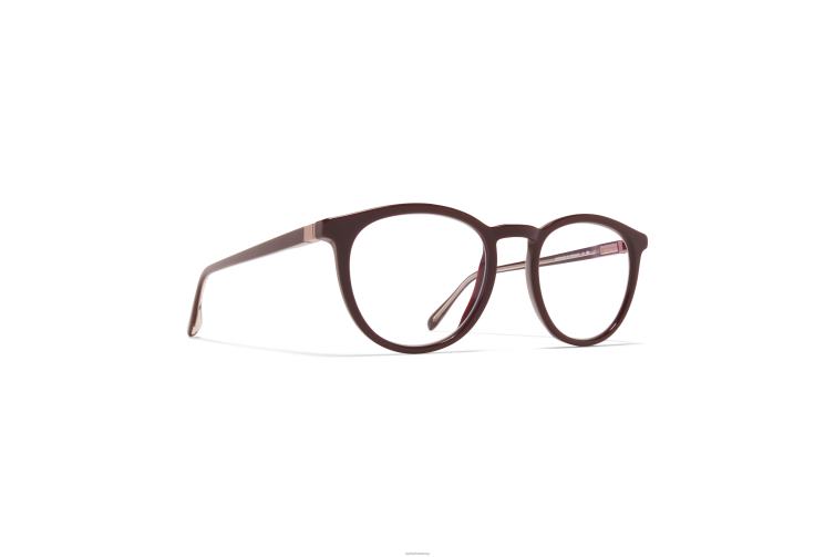 MYKITA davu Acetat-Brillen Rahmen: C126 Burgunderrot/Seidenviolettbronze J6D22722