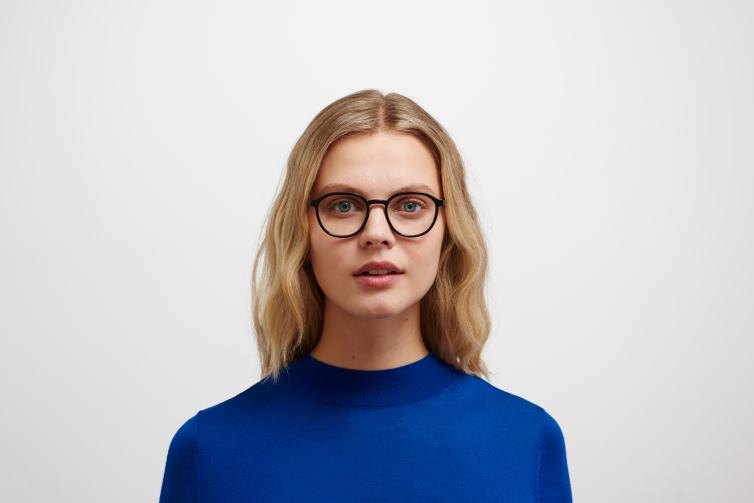 MYKITA ekon Acetat-Brillen Rahmen: C123 Schwarz/Seidenschwarz J6D22725