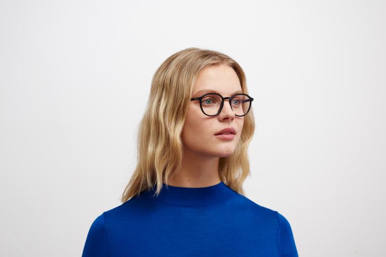 MYKITA ekon Acetat-Brillen Rahmen: C123 Schwarz/Seidenschwarz J6D22725