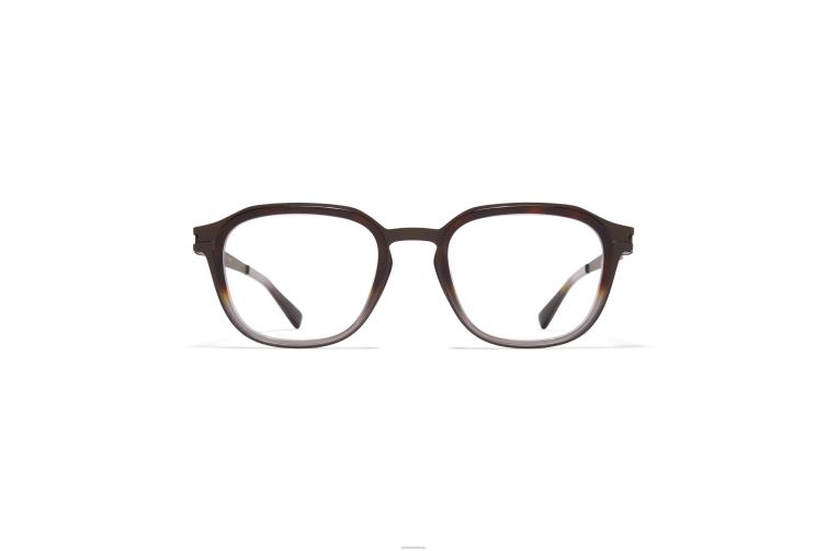 MYKITA hawi Acetat-Brillen Rahmen: A63 Dunkelbraun/Santiago Gradie J6D22732