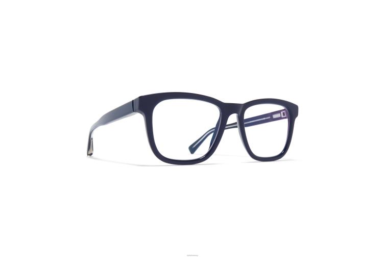 MYKITA jaz Acetat-Brillen Rahmen: C142 Indigoblau/glänzendes Silber J6D22504