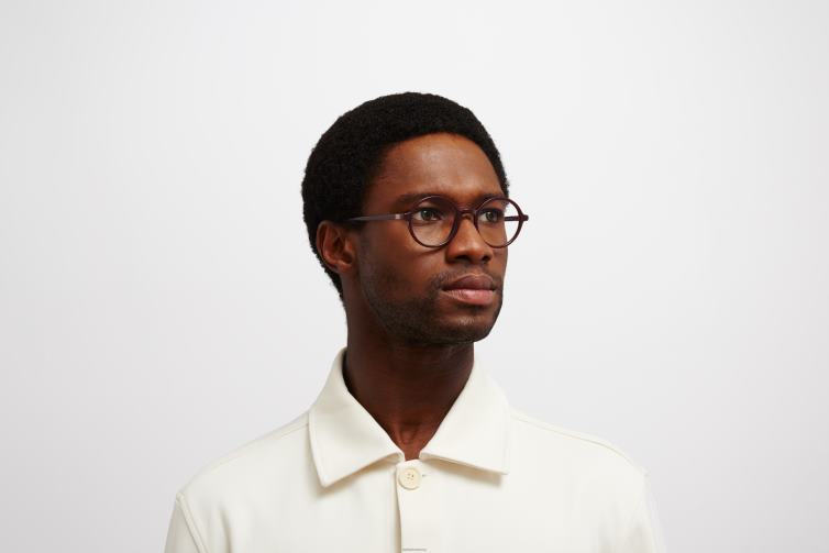 MYKITA jojo Acetat-Brillen Rahmen: C126 Burgunderrot/Seidenviolettbronze J6D22584