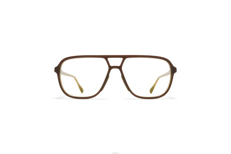 MYKITA kami Acetat-Brillen Rahmen: c167 grün dunkelbraun/seidengold J6D22282