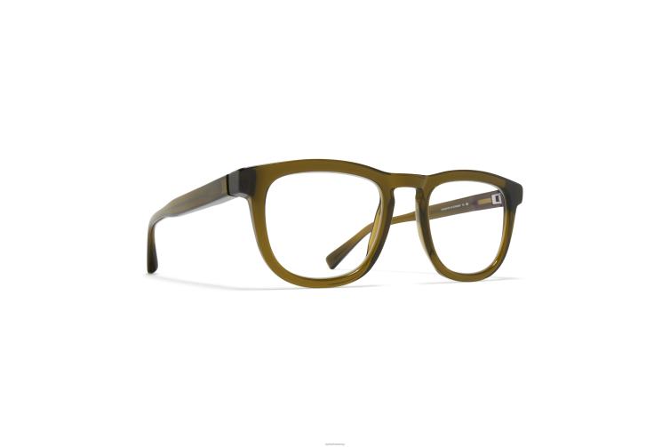 MYKITA lerato Acetat-Brillen Rahmen: C158 Peridot/glänzendes Silber J6D22511