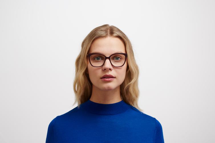 MYKITA maha Acetat-Brillen Rahmen: C126 Burgunderrot/Seidenviolettbronze J6D22789