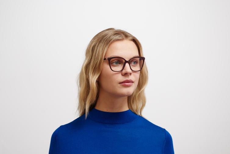MYKITA maha Acetat-Brillen Rahmen: C126 Burgunderrot/Seidenviolettbronze J6D22789