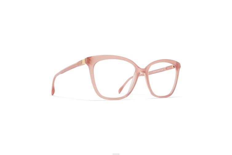 MYKITA maha Acetat-Brillen Rahmen: C136 Pink Clay/Seiden-Champagner J6D22788