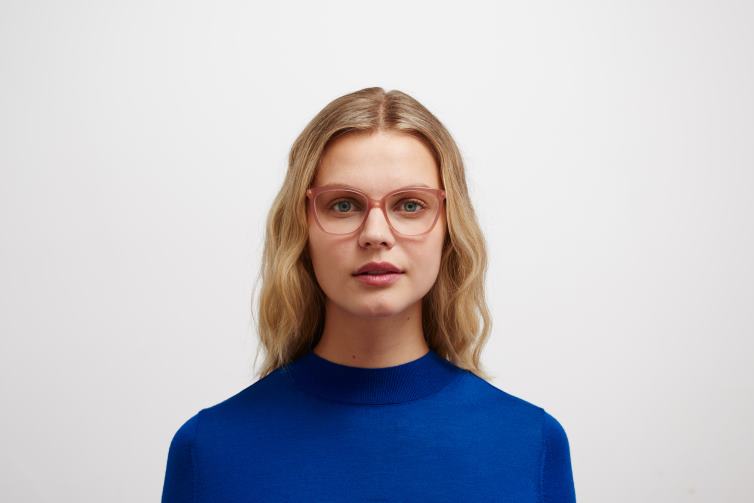 MYKITA maha Acetat-Brillen Rahmen: C136 Pink Clay/Seiden-Champagner J6D22788