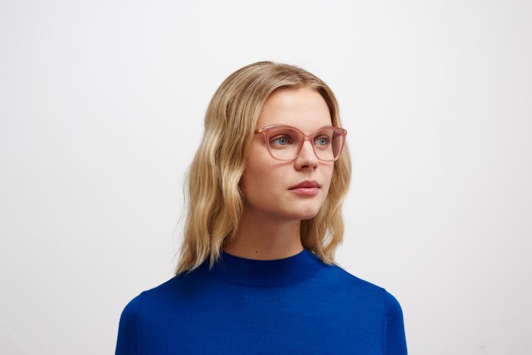 MYKITA maha Acetat-Brillen Rahmen: C136 Pink Clay/Seiden-Champagner J6D22788