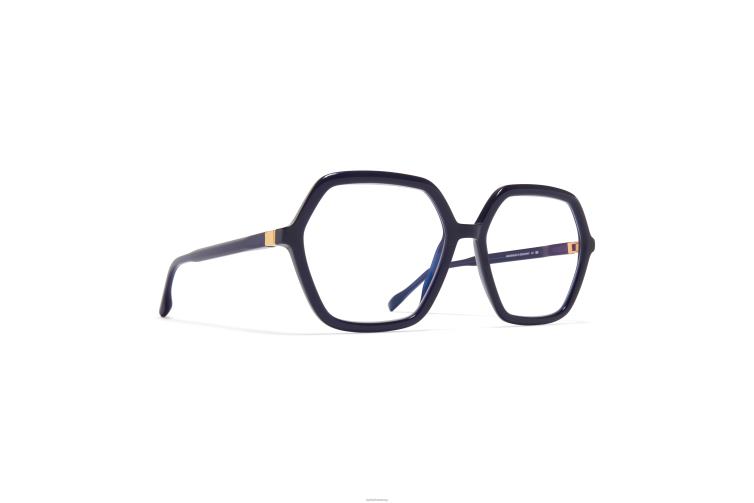 MYKITA neela Acetat-Brillen Rahmen: C169 milchiges Indigo/Seidengold J6D22794