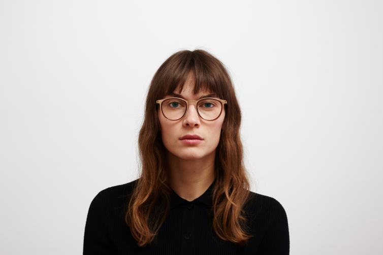 MYKITA siwa Acetat-Brillen Rahmen: A60 Champagnergold/Kiefernhonig J6D22741
