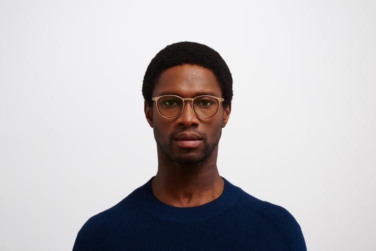 MYKITA siwa Acetat-Brillen Rahmen: A60 Champagnergold/Kiefernhonig J6D22741