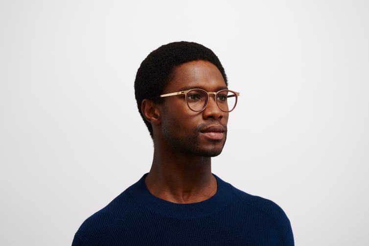 MYKITA siwa Acetat-Brillen Rahmen: A60 Champagnergold/Kiefernhonig J6D22741