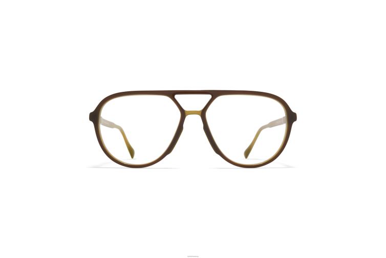 MYKITA suri Acetat-Brillen Rahmen: c167 grün dunkelbraun/seidengold J6D22286