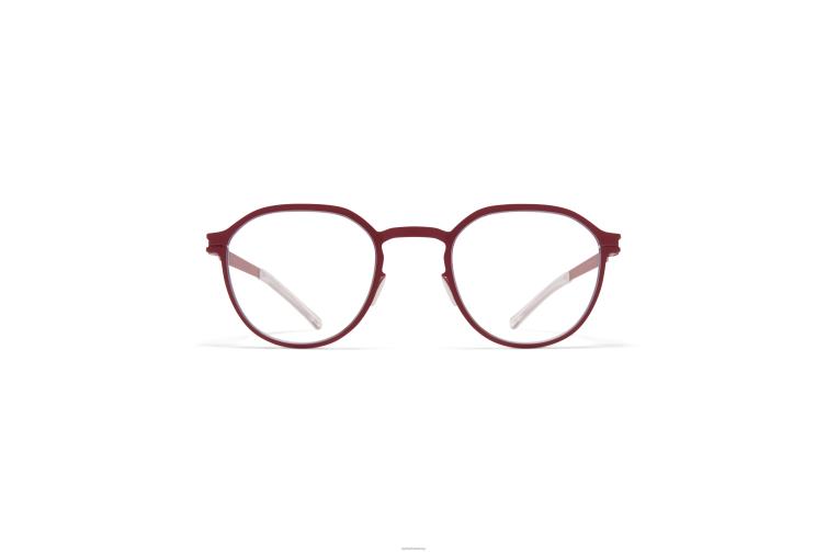 MYKITA Ellington Jahrzehnte Brillen Rahmen: Cranberry J6D22611