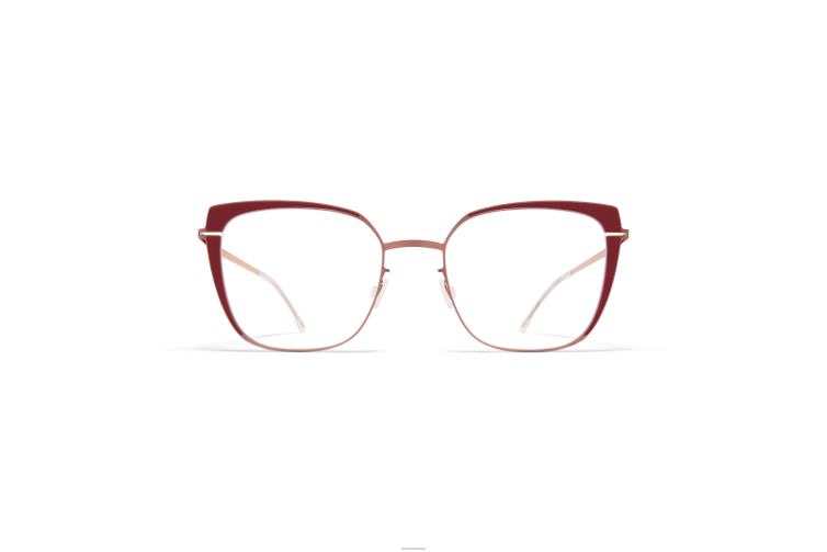 MYKITA Viola Jahrzehnte Brillen Rahmen: Lila Bronze/Cranberry J6D22763