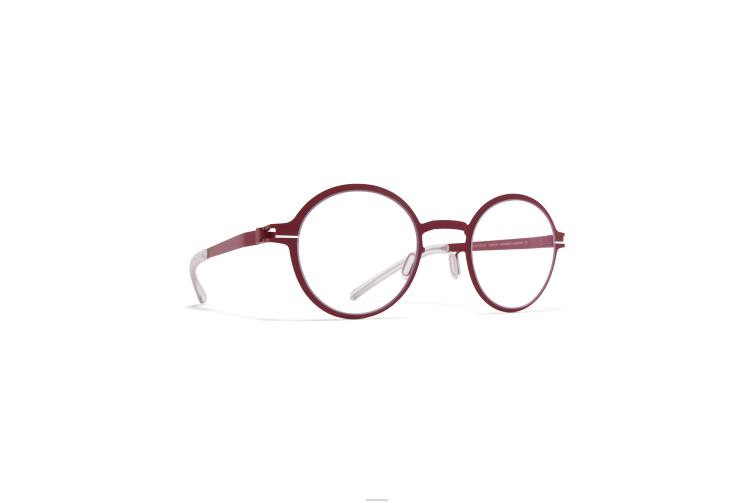MYKITA getz Jahrzehnte Brillen Rahmen: Cranberry J6D22529