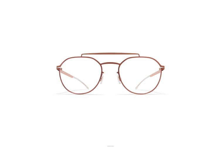 MYKITA ml07 Leica-Brillen Rahmen: glänzendes Kupfer/Leica-Gelb J6D22290