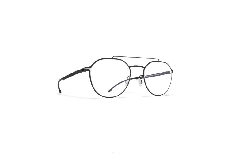 MYKITA ml07 Leica-Brillen Rahmen: schwarz/weiße Kanten J6D22288