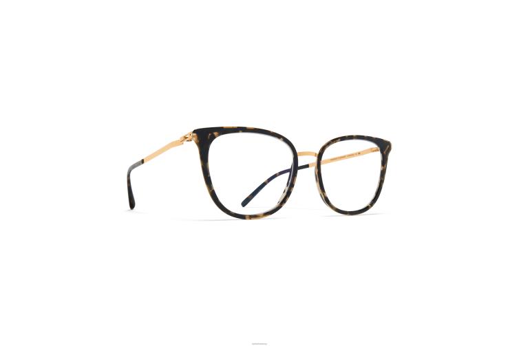 MYKITA Annika Lite-Brille Rahmen: A38 Champagnergold/Antigua J6D22765
