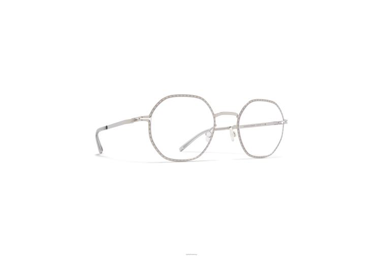 MYKITA Auri Lite-Brille Rahmen: glänzendes Silber J6D22365