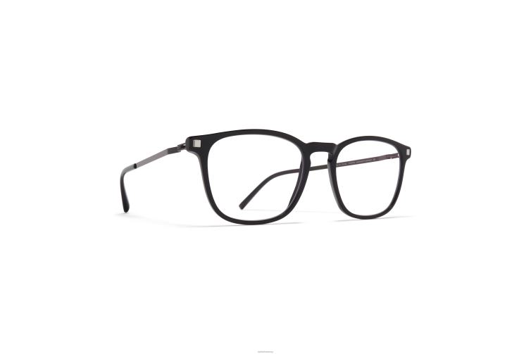 MYKITA Haldur Lite-Brille Rahmen: C95 Schwarz/Silber/Schwarz J6D22375