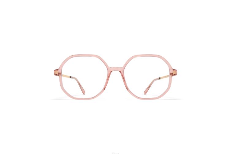 MYKITA Hilla Lite-Brille Rahmen: C103 Melrose/Champagnergold J6D22379