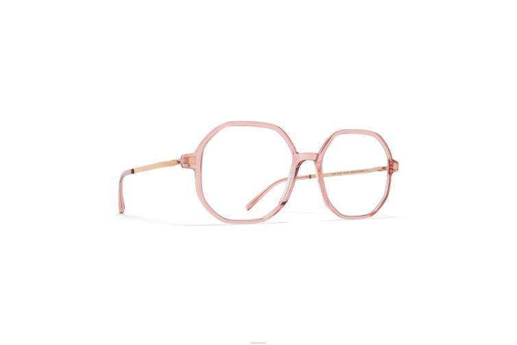 MYKITA Hilla Lite-Brille Rahmen: C103 Melrose/Champagnergold J6D22379