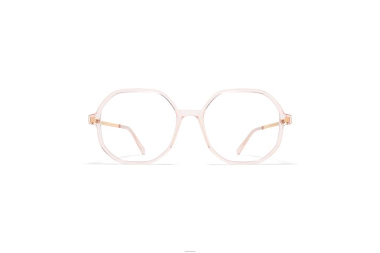 MYKITA Hilla Lite-Brille Rahmen: C20 Roséwasser/Champagnergold J6D22381