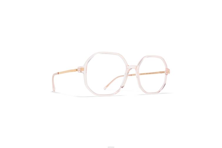 MYKITA Hilla Lite-Brille Rahmen: C20 Roséwasser/Champagnergold J6D22381