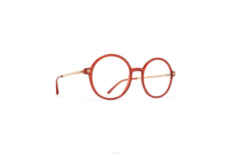 MYKITA Keoma Lite-Brille Rahmen: C152 Milky Peach/Champagne Gold J6D22545