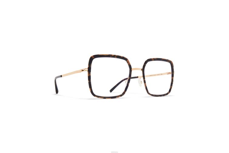 MYKITA Layana Lite-Brille Rahmen: A38 Champagnergold/Antigua J6D22405