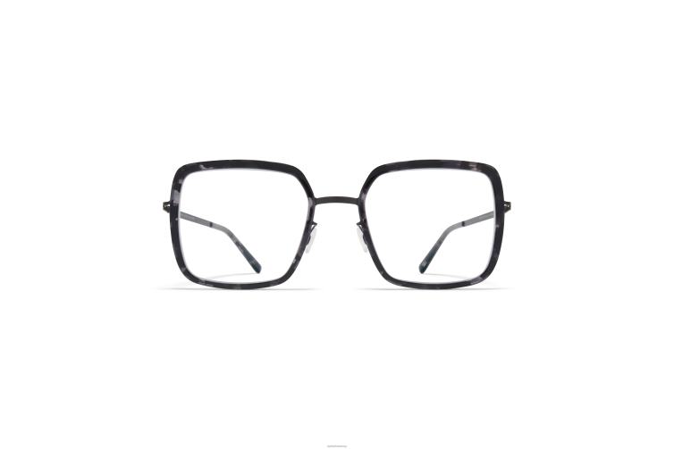 MYKITA Layana Lite-Brille Rahmen: A50 Schwarz/Schwarz Havanna J6D22404