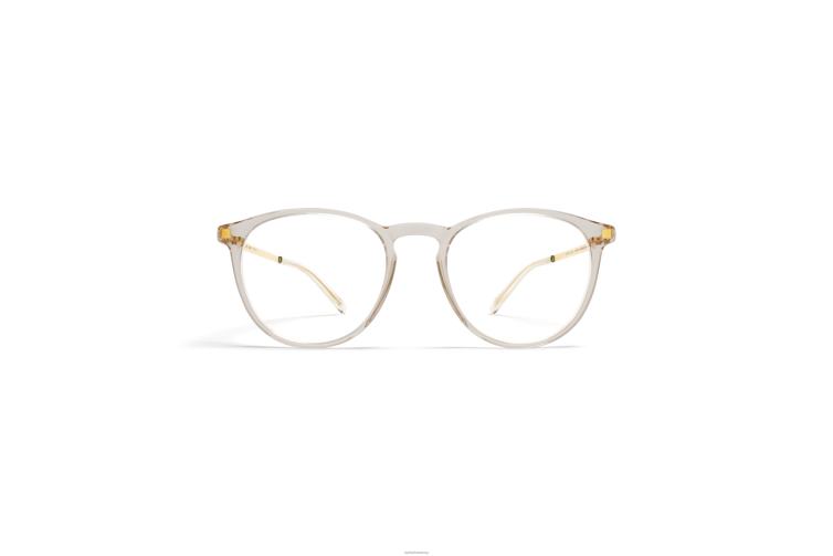 MYKITA Nukka Lite-Brille Rahmen: C1 Champagner/Glanzgold J6D22558