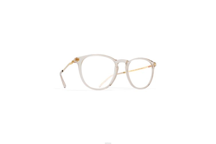 MYKITA Nukka Lite-Brille Rahmen: C1 Champagner/Glanzgold J6D22558