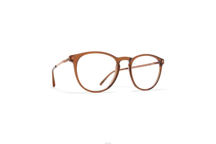MYKITA Nukka Lite-Brille Rahmen: C73 Topas/glänzendes Kupfer J6D22560