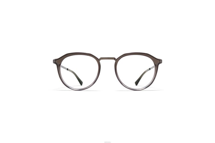 MYKITA Paulson Lite-Brille Rahmen: A54, glänzender Graphit/Graugradient J6D22656